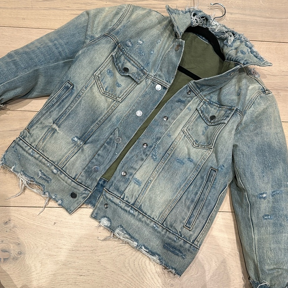 Amiri denim puffer